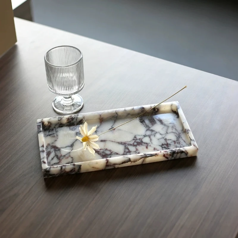 Marble Serving Board - Европейский мраморный поднос класса люкс, прямоугольный