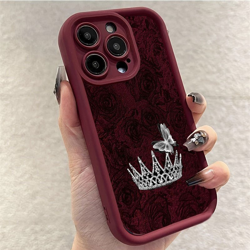 Apple Iphone 15 Pro Max - Чехол для телефона «Красная роза и