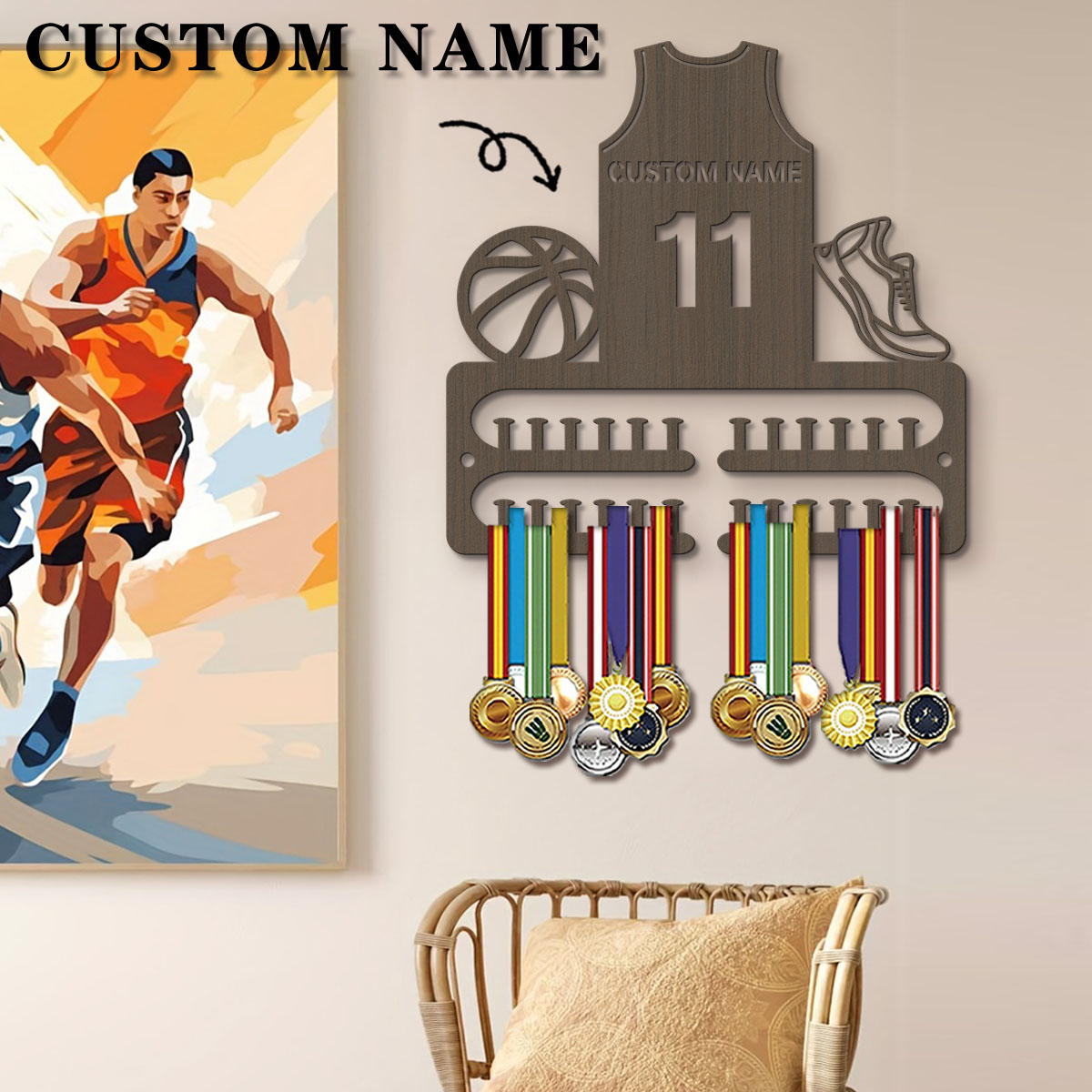 Деревянная подставка для баске – обзор и цена Personalized Engraved Gift