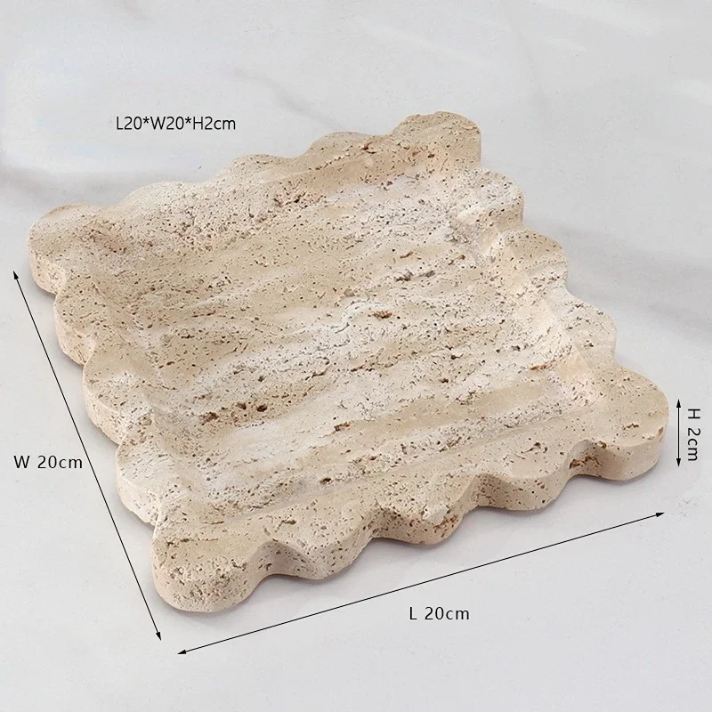 Квадратный поднос с гребешком  – обзор и цена Marble Serving Board