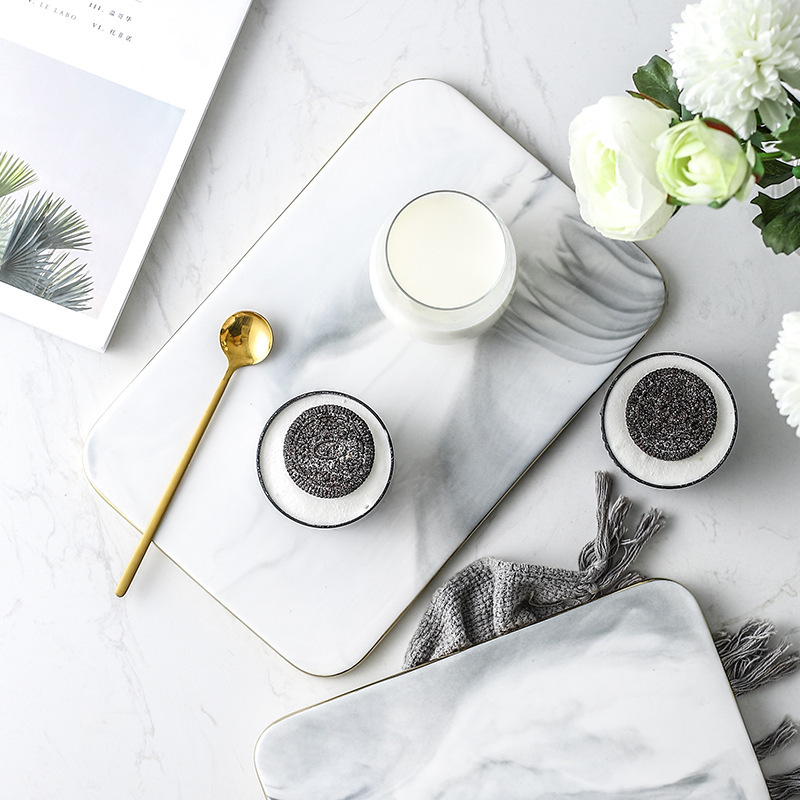 Мраморная керамическая раздело – обзор и цена Marble Serving Board